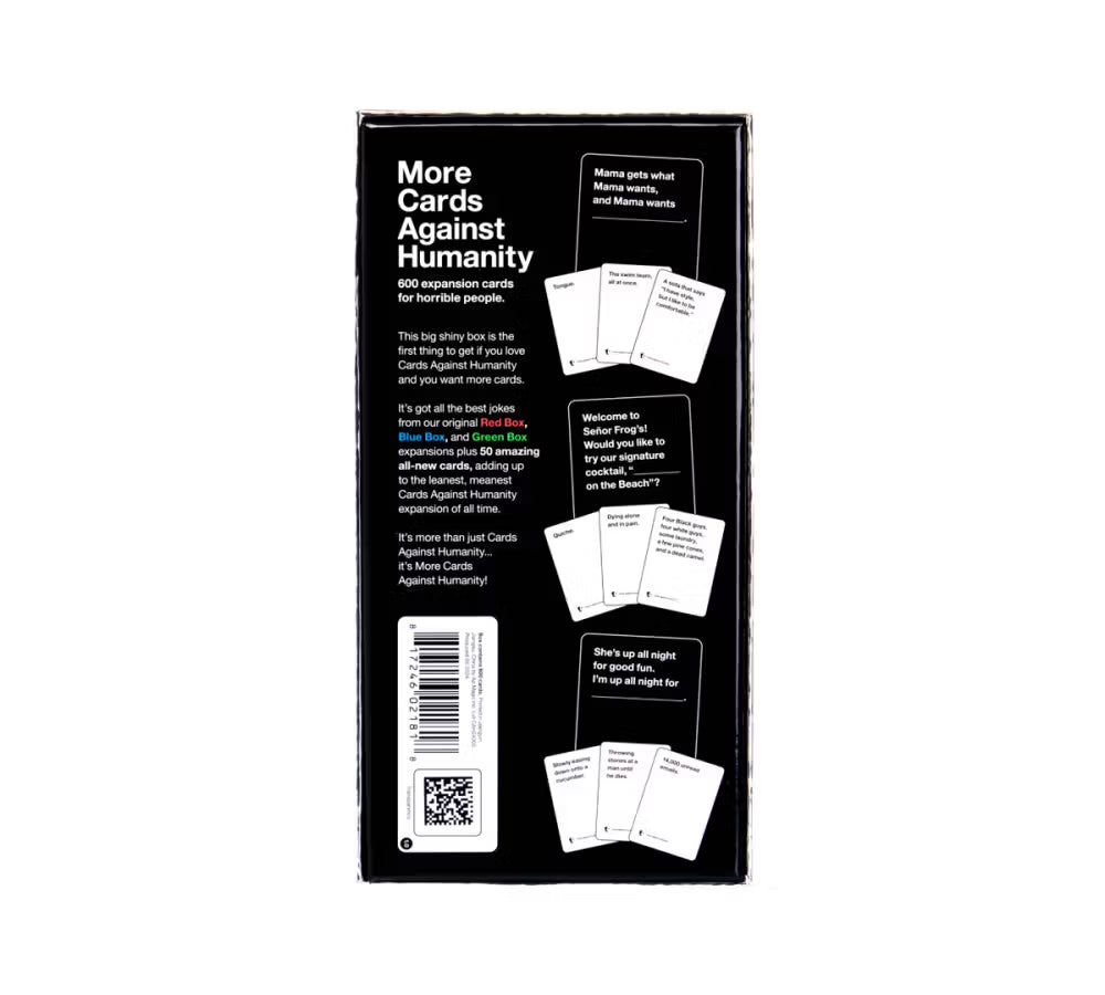 Cards Against Humanity More Cards Expansion Pack (600 Cards)