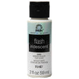 FolkArt Flash Iridescent Top Coat 59ml - Green Violet