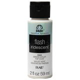 FolkArt Flash Iridescent Top Coat 59ml - Green Violet