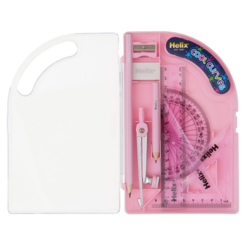 Helix Cool Curves Maths Set - Pastel Colours