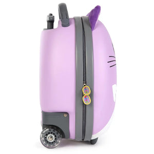 Boppi Tiny Trekker Suitcase Purple Cat