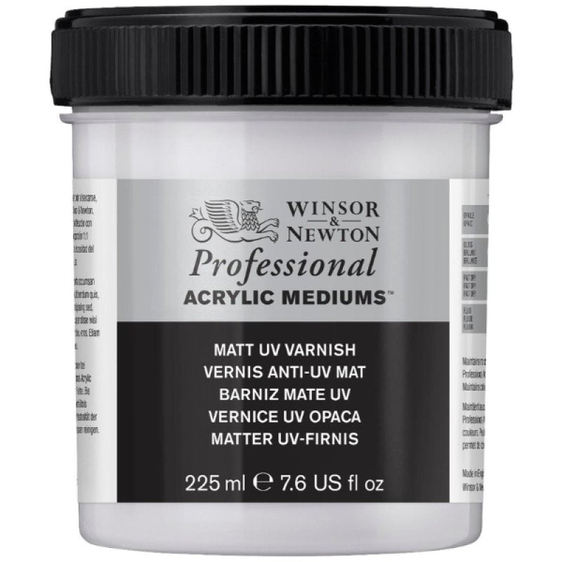 Winsor & Newton Professional Acrylic Medium Matt UV Varnish 225ml