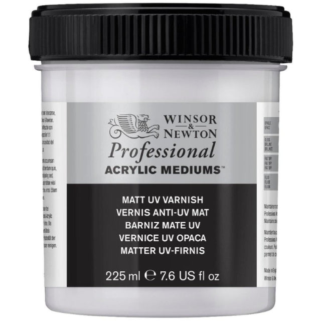 Winsor & Newton Professional Acrylic Medium Matt UV Varnish 225ml