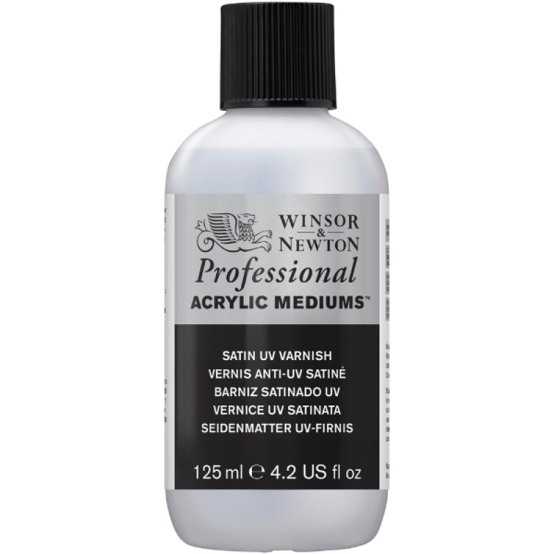 W&N Professional Acrylic Medium - Satin UV Varnish 125ml