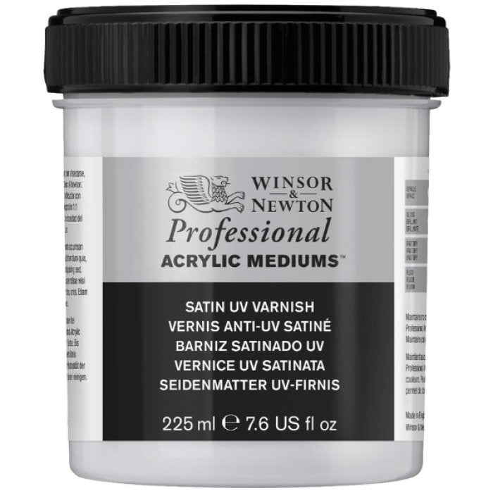 Winsor & Newton Professional Acrylic Medium Satin UV Varnish 225ml