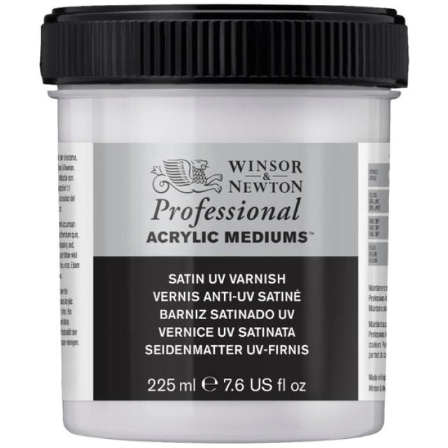 Winsor & Newton Professional Acrylic Medium Satin UV Varnish 225ml