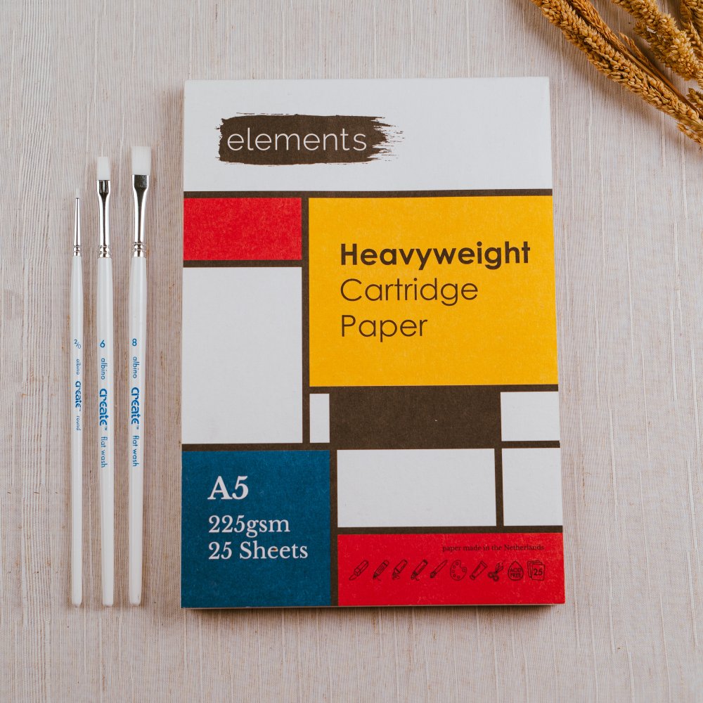 Elements A5 Heavyweight Cartridge Paper Pad (25 Sheets)