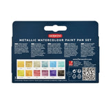 Derwent Metallic Watercolour Paint Palette (12 Pans)