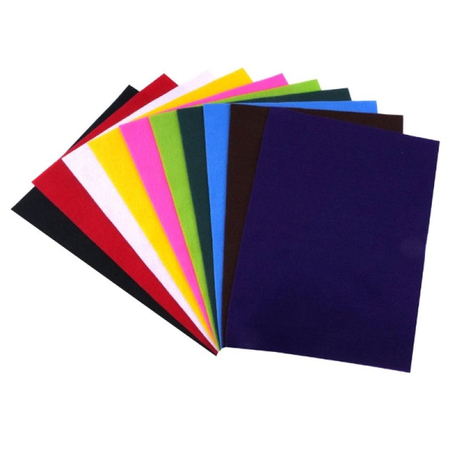 Dovecraft A4 Felt - Assorted Colours (10 Sheets)