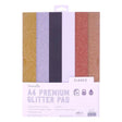 Dovecraft Glitter Card A4 Pad - Classic (24 Sheets)