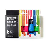 Liquitex Basics Acrylic Paint Set - Fluorescents (6x22ml)