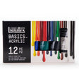 Liquitex Basics Acrylic Paint Set (12x22ml)