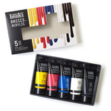 Liquitex Basics Acrylic Paint Set (5x75ml)