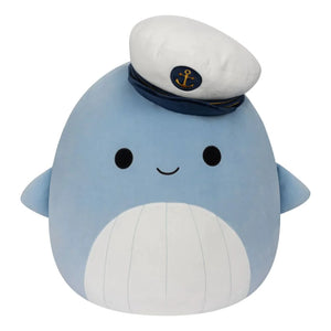 Squishmallows 20 Inch Samir Whale with Sailor Hat