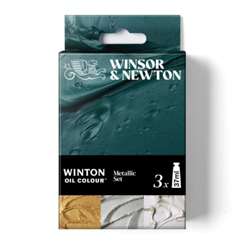 Winsor & Newton Winton Oil Colour - Metallic Set (3x37ml)