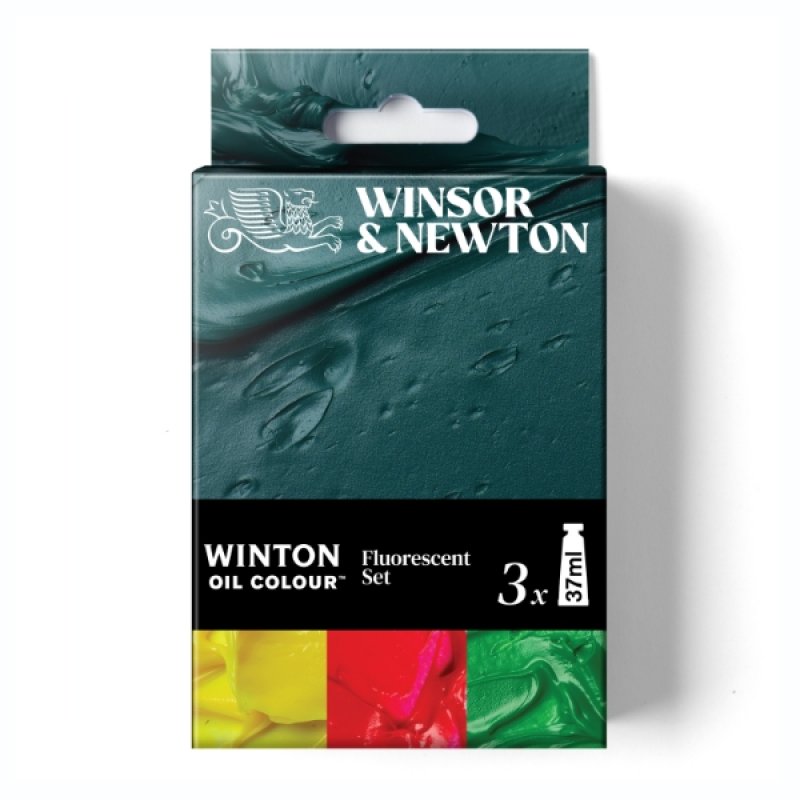 Winton Oil Colour - Fluorescent Set (3x37ml)