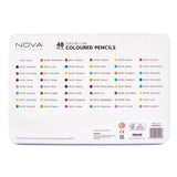 NOVA Premium Colouring Pencils (48 Pieces)