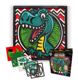 Splat Planet Wood Art Kit - Dinosaur