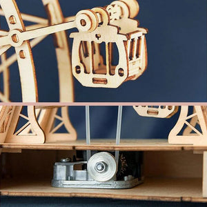 Rolife Ferris Wheel 3D Wooden Puzzle Music Box 