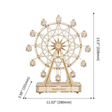 Rolife Ferris Wheel 3D Wooden Puzzle Music Box 