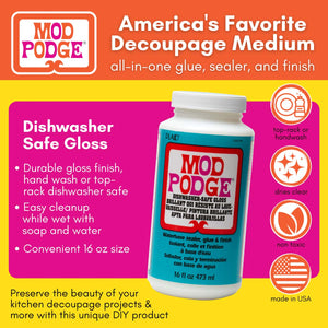 Mod Podge Dishwasher Safe Gloss 16oz /473ml