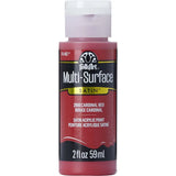 FolkArt Multi-Surface Acrylic 59ml - Cardinal Red