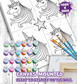 Paint By Numbers Kit - Unicorn Pop Art
