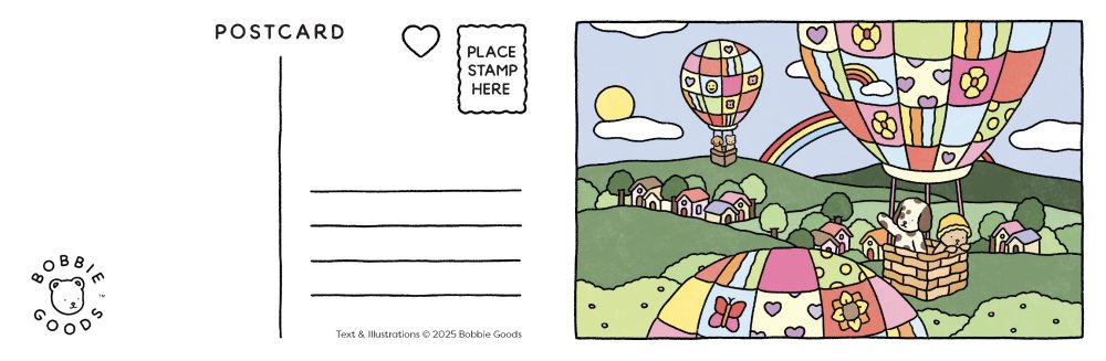 Bobbie Goods Postcard Colouring Book