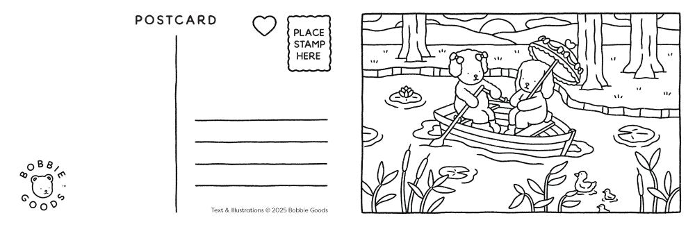 Bobbie Goods Postcard Colouring Book