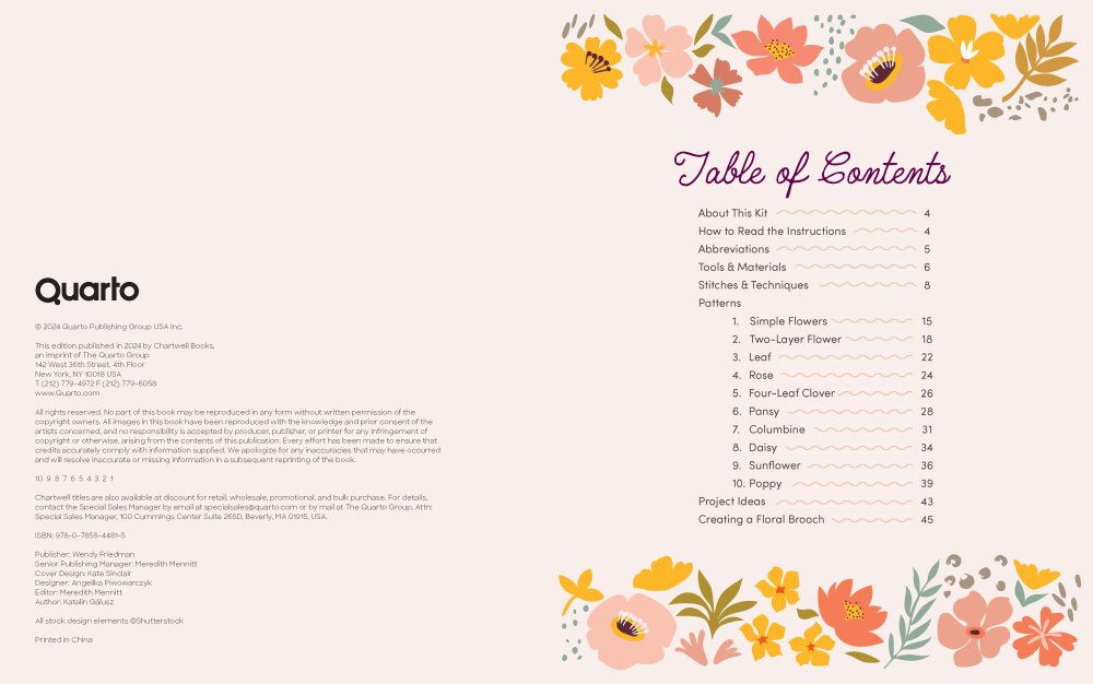 Crochet Botanicals Kit & Book