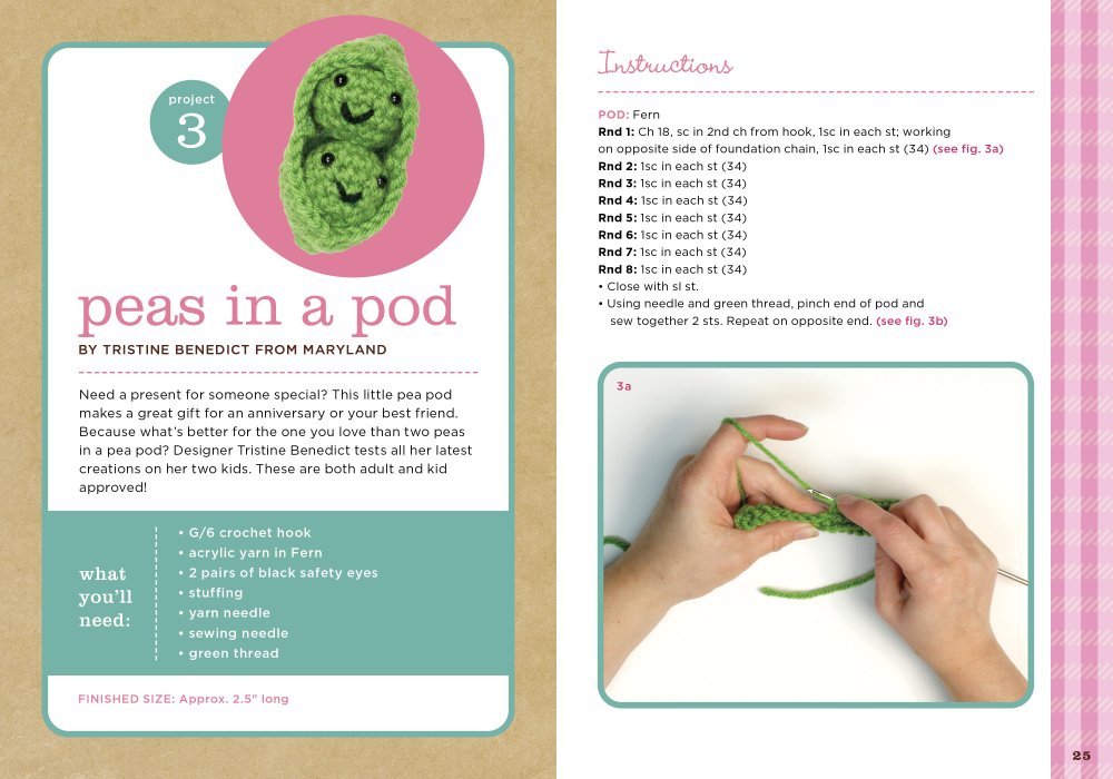 Crochet Kit & Book - Too Cute to Eat