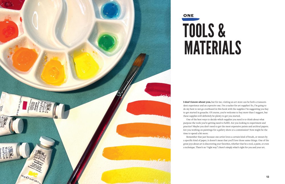 Gouache For Beginners Book