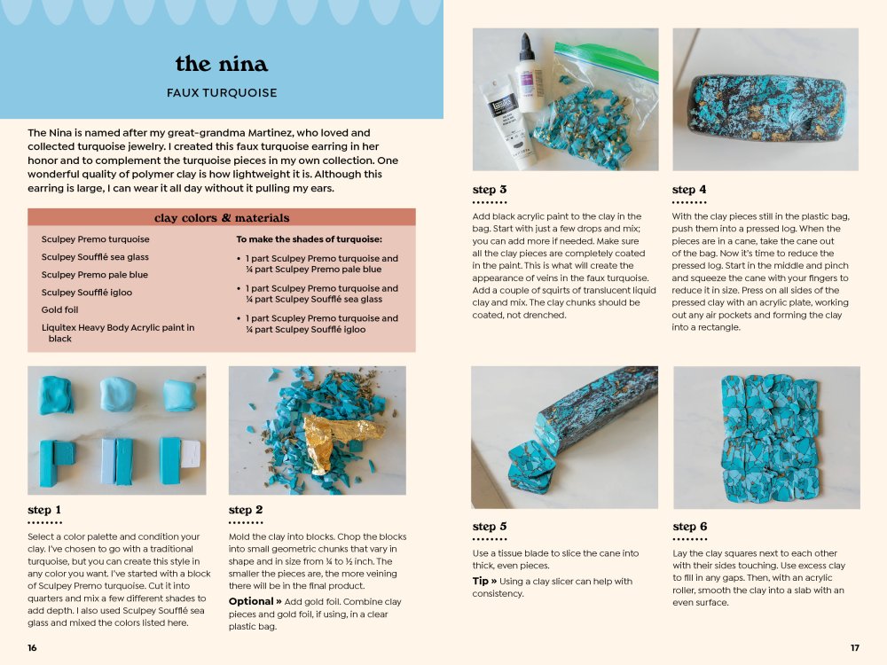 Polymer Clay Jewellery Kit & Book