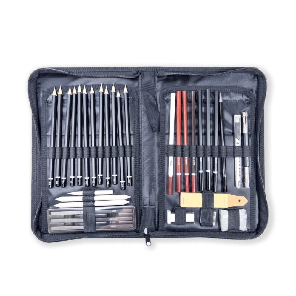 Elements Sketching Zip Wallet Set (36 Pieces)