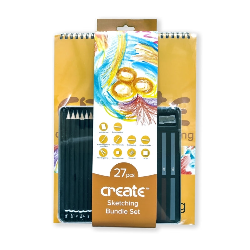 Create Sketching Bundle (27 Piece Set)