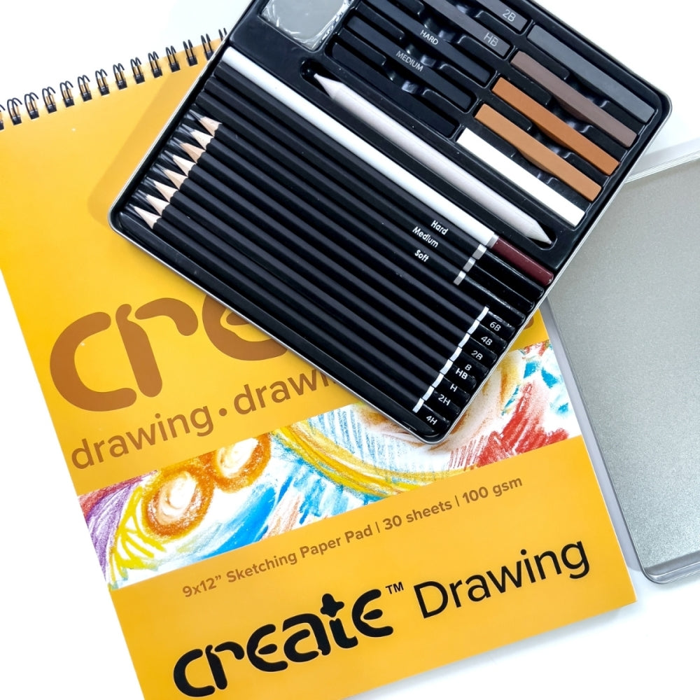 Create Sketching Bundle (27 Piece Set)