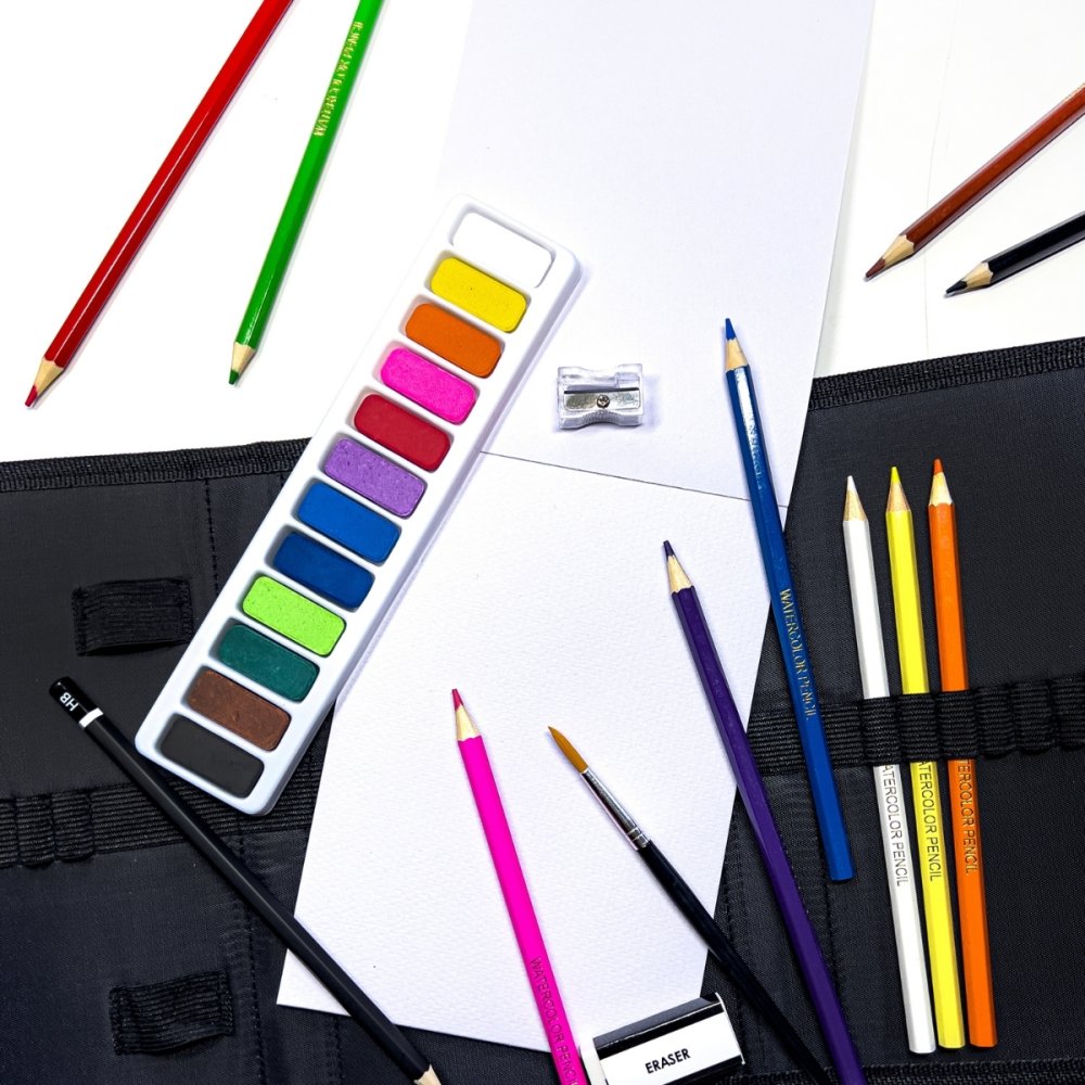 Create Watercolour Travel Bag (28 Piece Set)