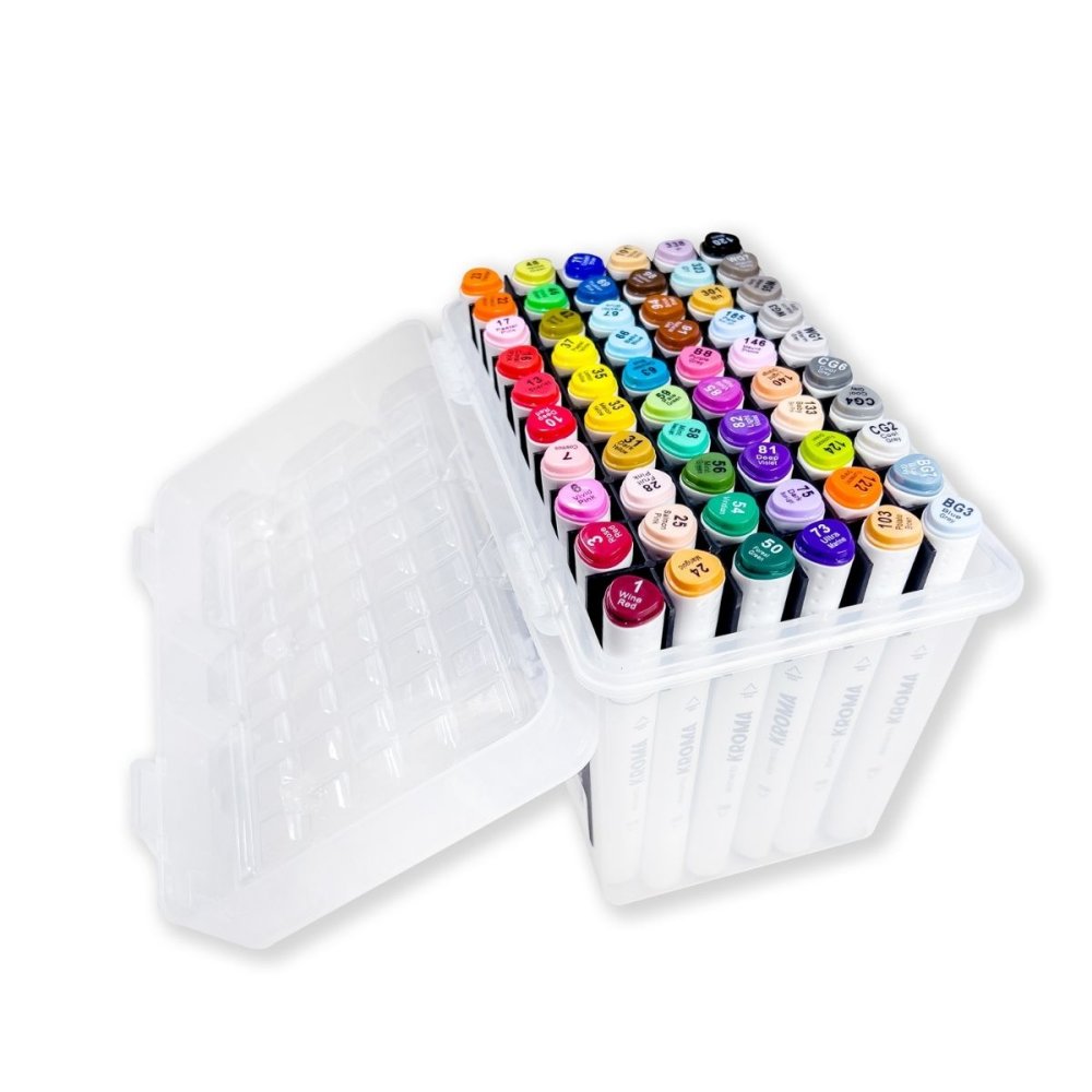 Elements Kroma Alcohol Markers Box Set (60 Pieces)