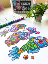 Elements Kroma Alcohol Markers Box Set (60 Pieces)