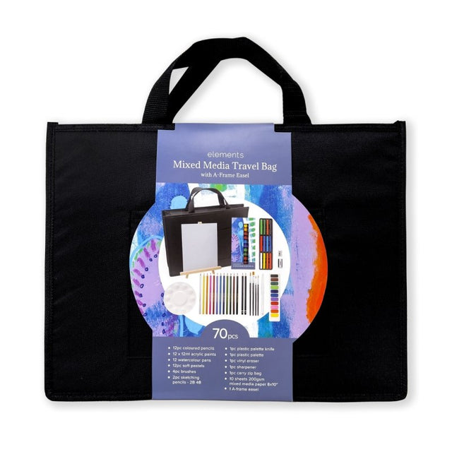 Elements Mixed Media Set in Travel Bag (100 Pieces)