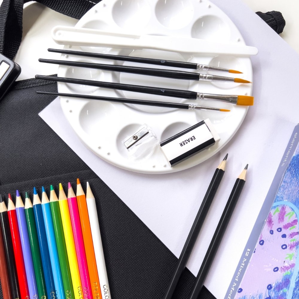 Elements Mixed Media Set in Travel Bag (100 Pieces)