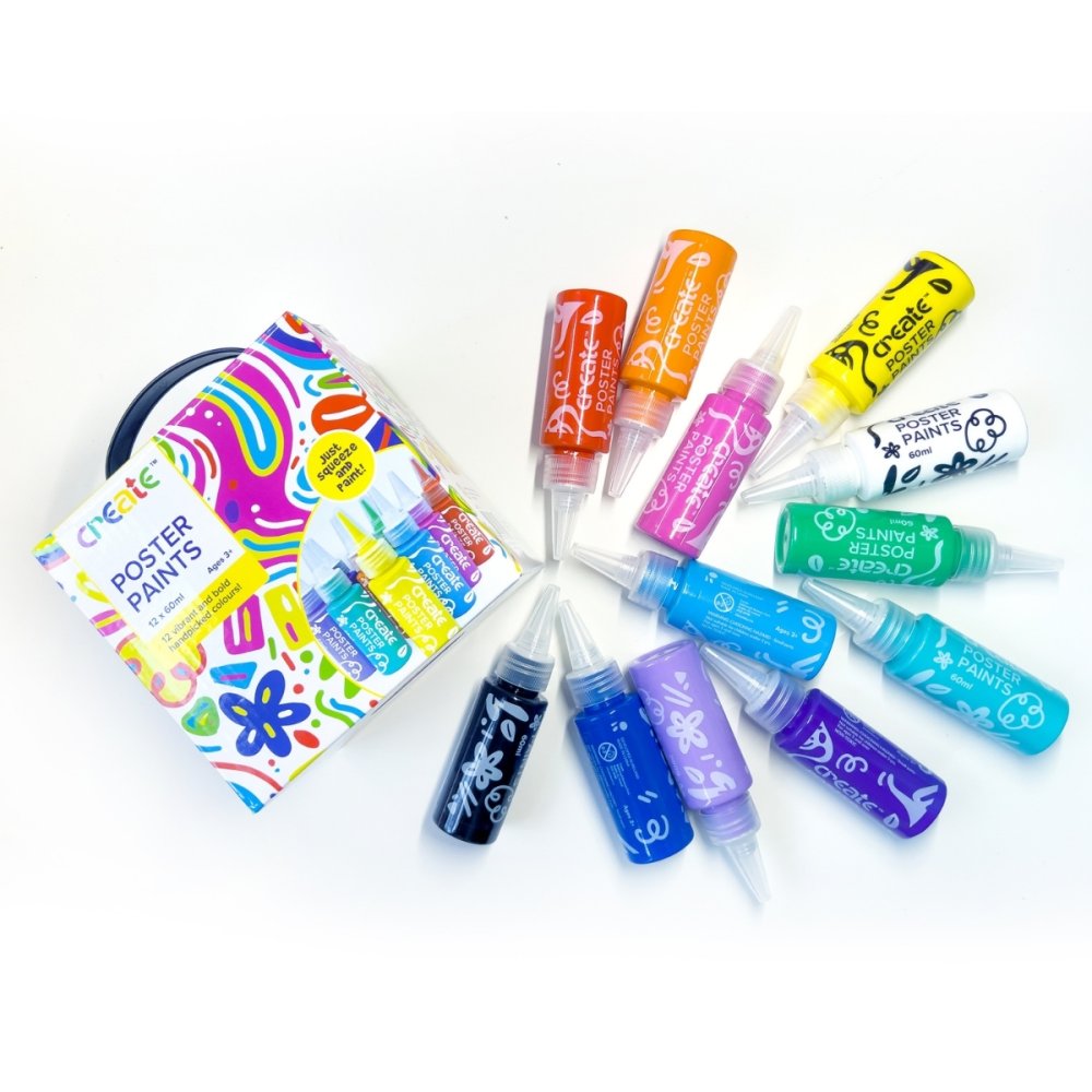 Create Poster Paint Set (12x60ml)