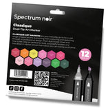 Spectrum Noir Classique Markers - Floral (12 Pack)