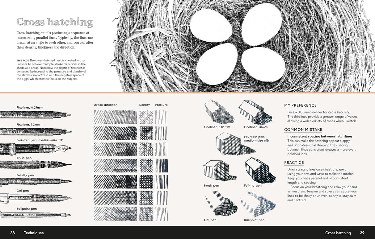 Pen and Ink Drawing Techniques Book