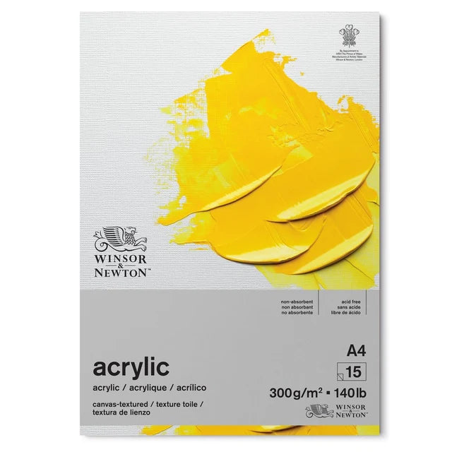 Winsor & Newton Acrylic Pad A4 300gsm