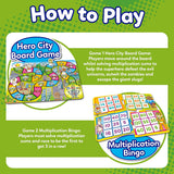 Orchard Toys Times Tables Heroes Game