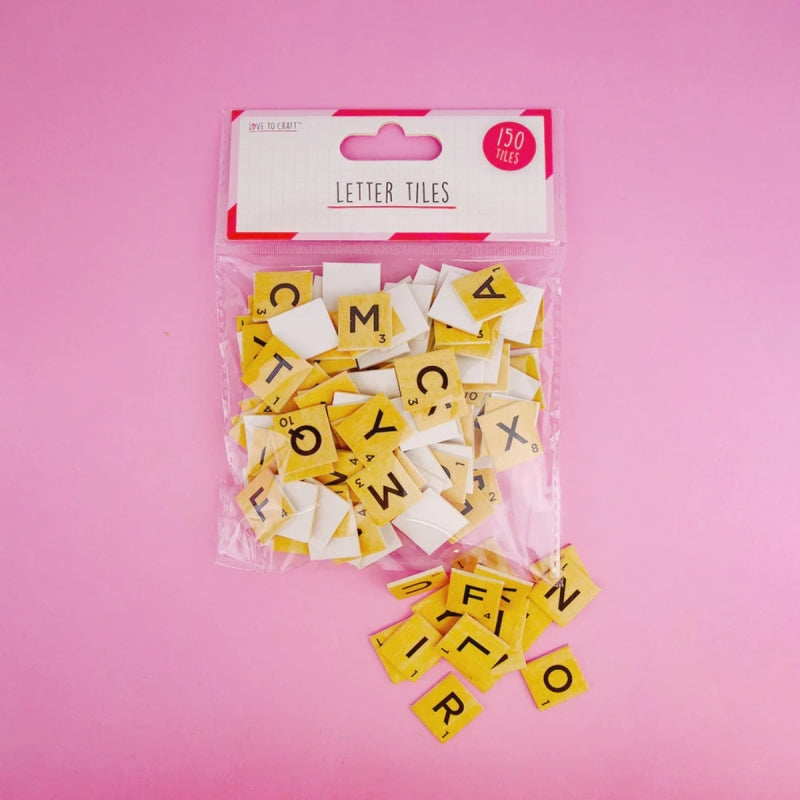 Love to Craft - Letter Tiles (150 Tiles)