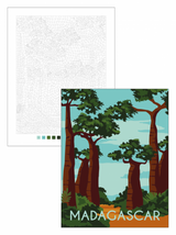 Color By Numbers Book - Travels