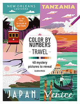 Color By Numbers Book - Travels