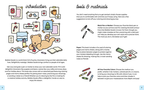 Bobbie Goods Cozy Colouring & Drawing Book